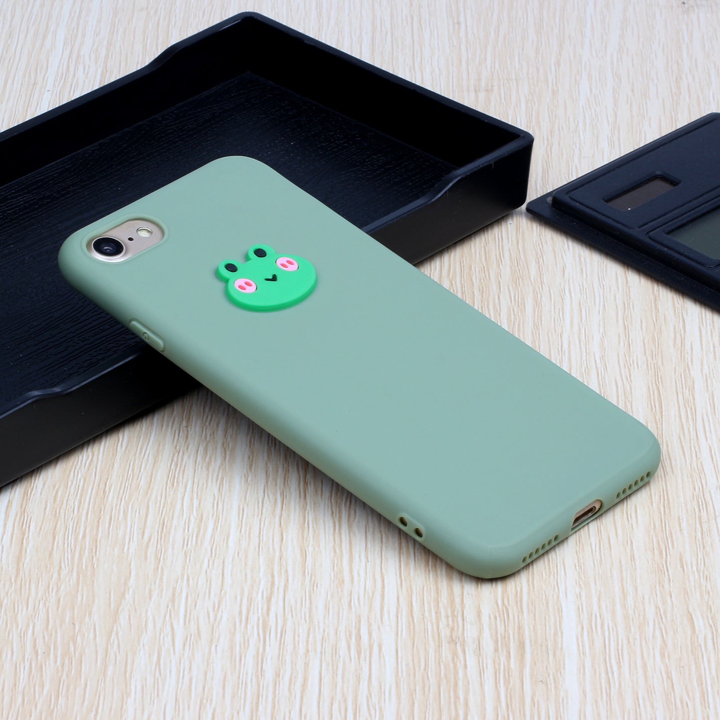 Animal Doll Coated TPU Phone Case for iPhone 7/8/SE (2020)/SE (2022)