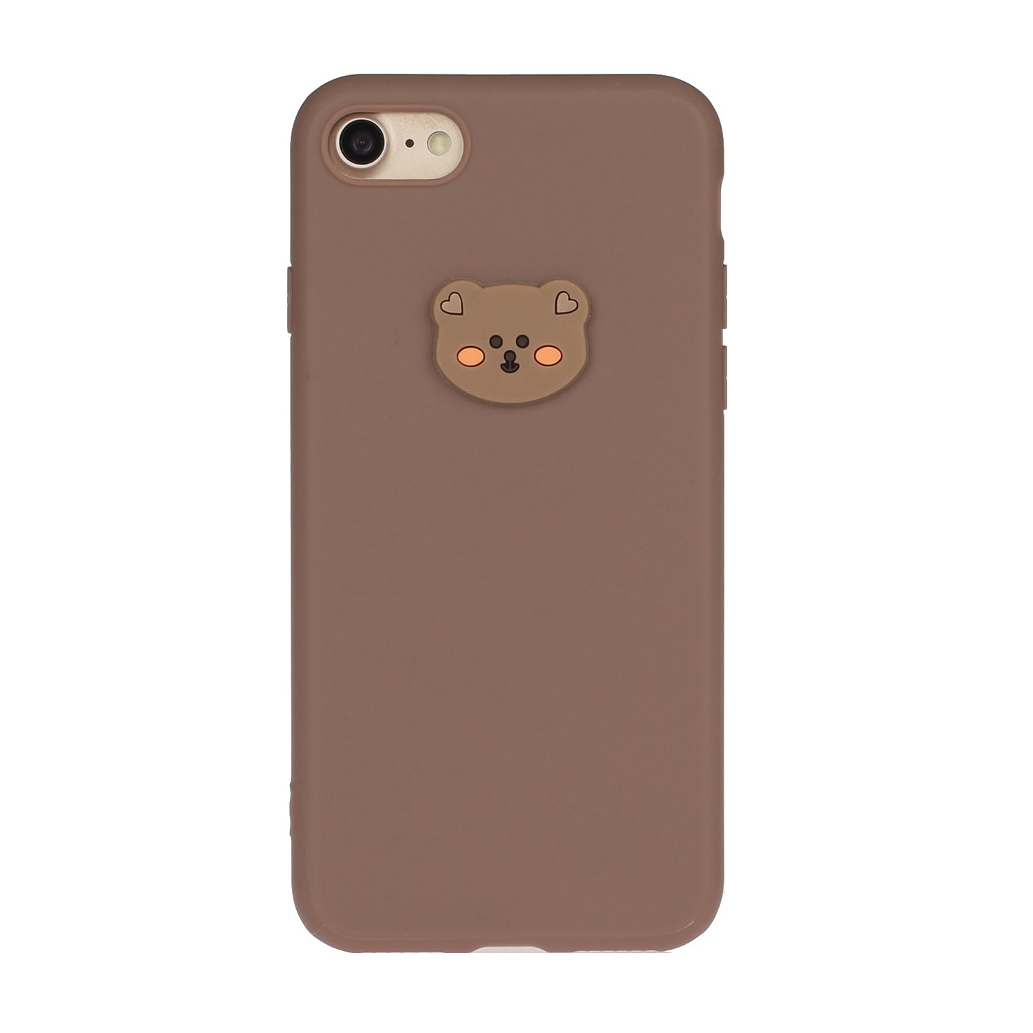 Animal Doll Coated TPU Phone Case for iPhone 7/8/SE (2020)/SE (2022)