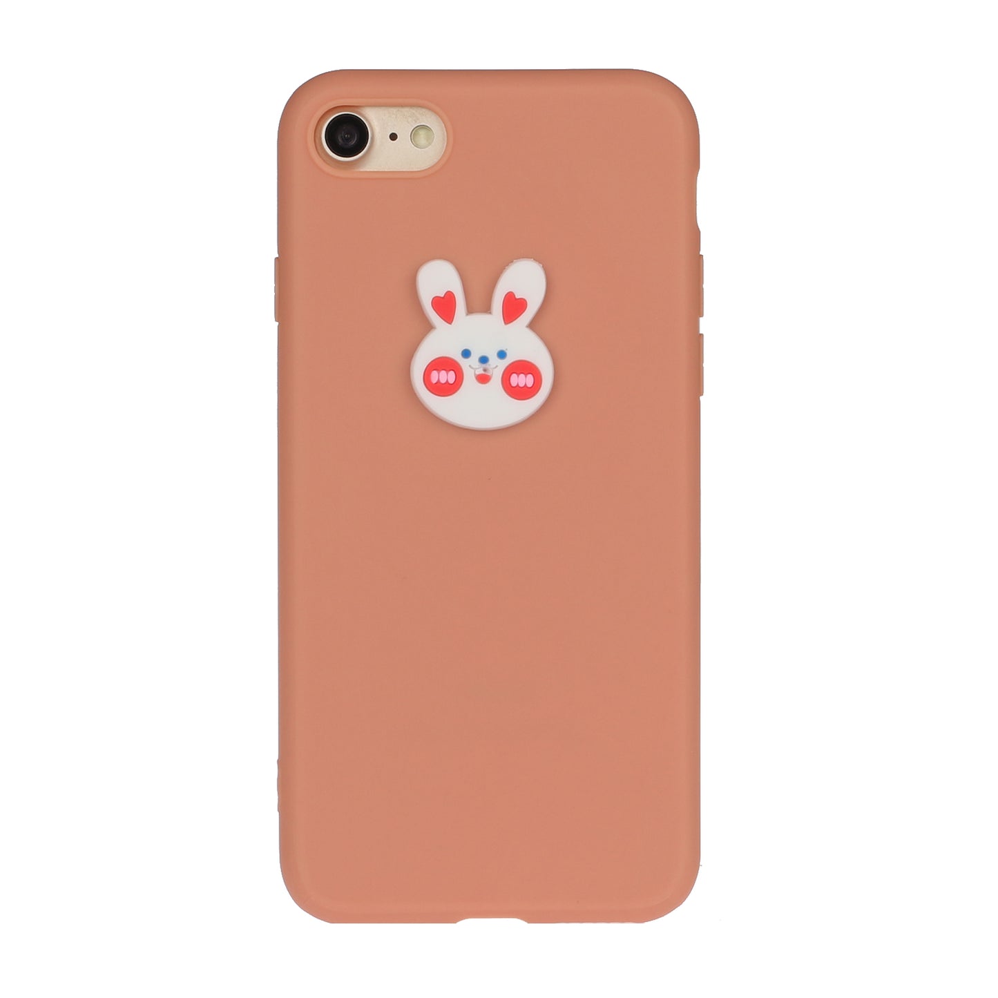 Animal Doll Coated TPU Phone Case for iPhone 7/8/SE (2020)/SE (2022)