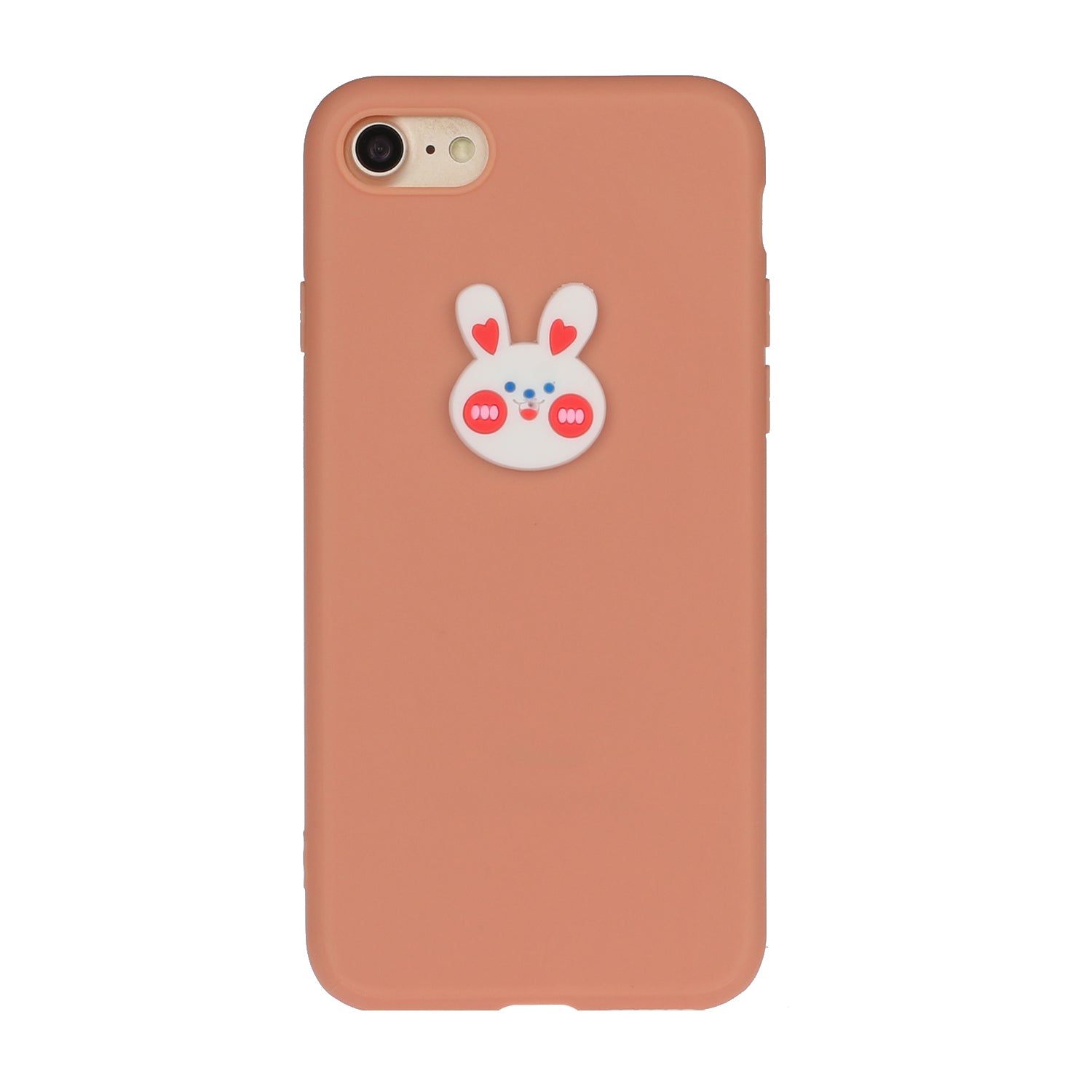 Animal Doll Coated TPU Phone Case for iPhone 7/8/SE (2020)/SE (2022)