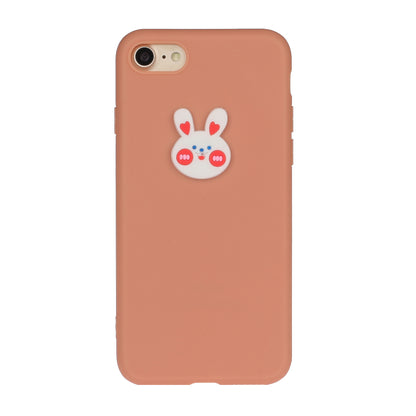 Animal Doll Coated TPU Phone Case for iPhone 7/8/SE (2020)/SE (2022)