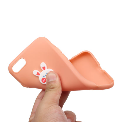 Animal Doll Coated TPU Phone Case for iPhone 7/8/SE (2020)/SE (2022)