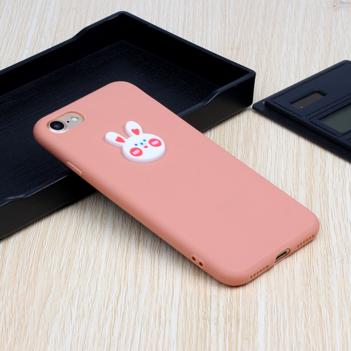 Animal Doll Coated TPU Phone Case for iPhone 7/8/SE (2020)/SE (2022)