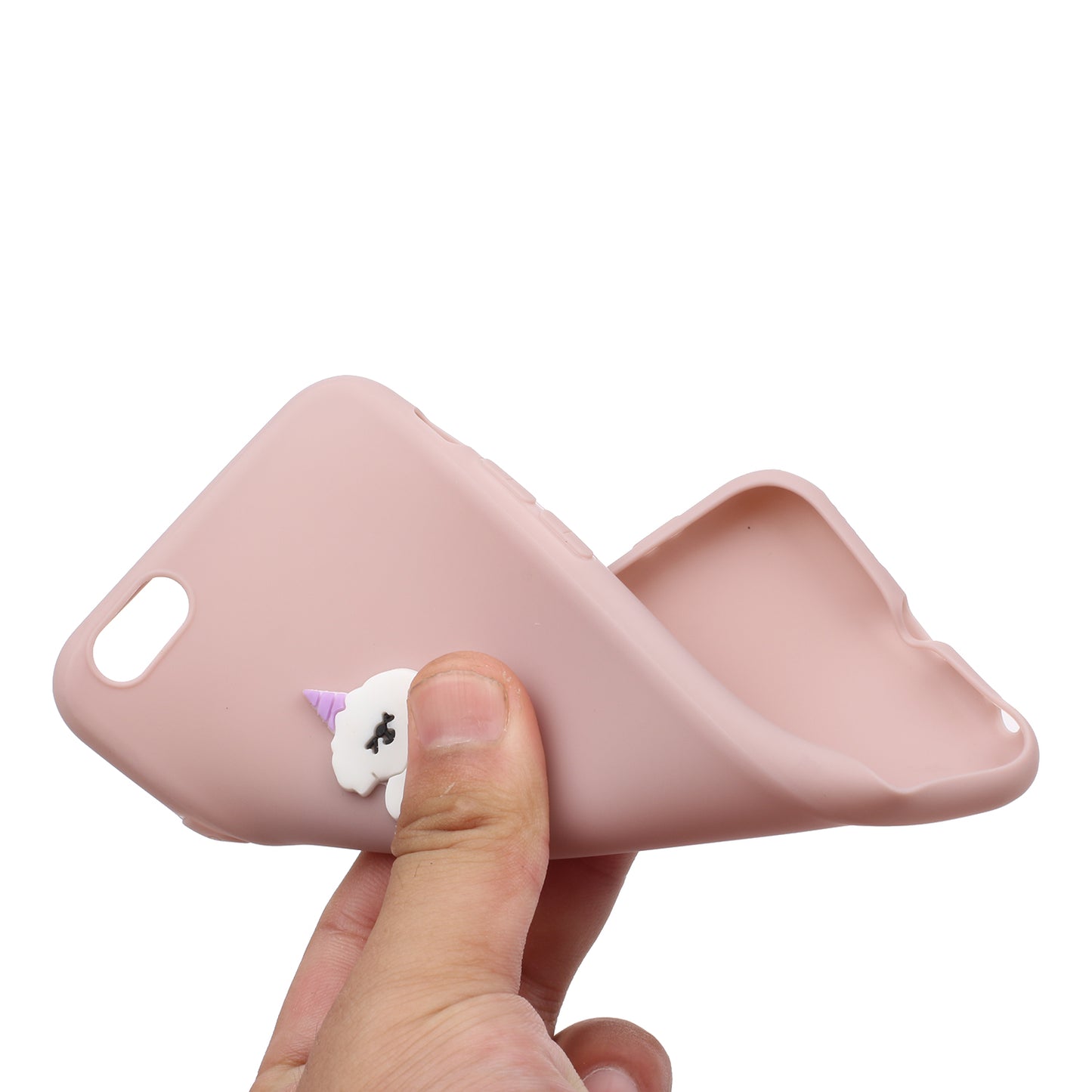 Animal Doll Coated TPU Phone Case for iPhone 7/8/SE (2020)/SE (2022)