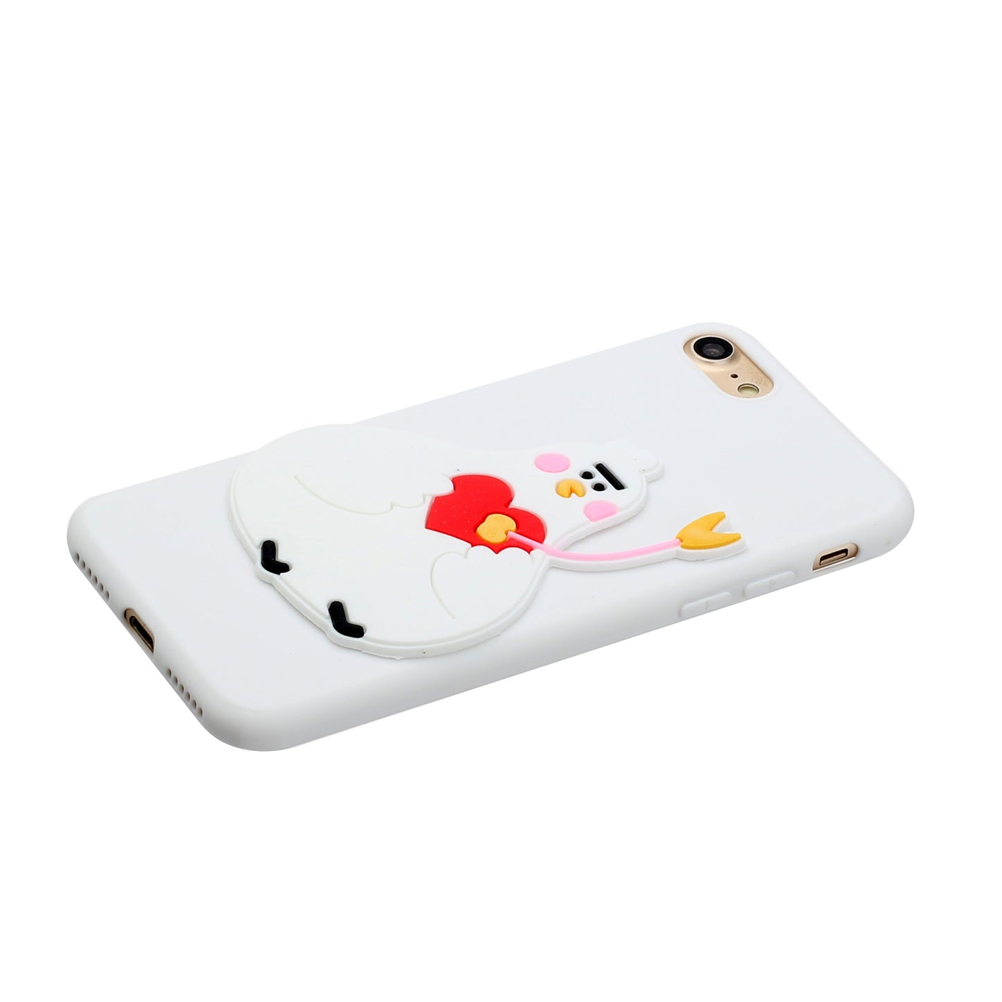 Animal Doll Coated TPU Phone Case for iPhone 7/8/SE (2020)/SE (2022)