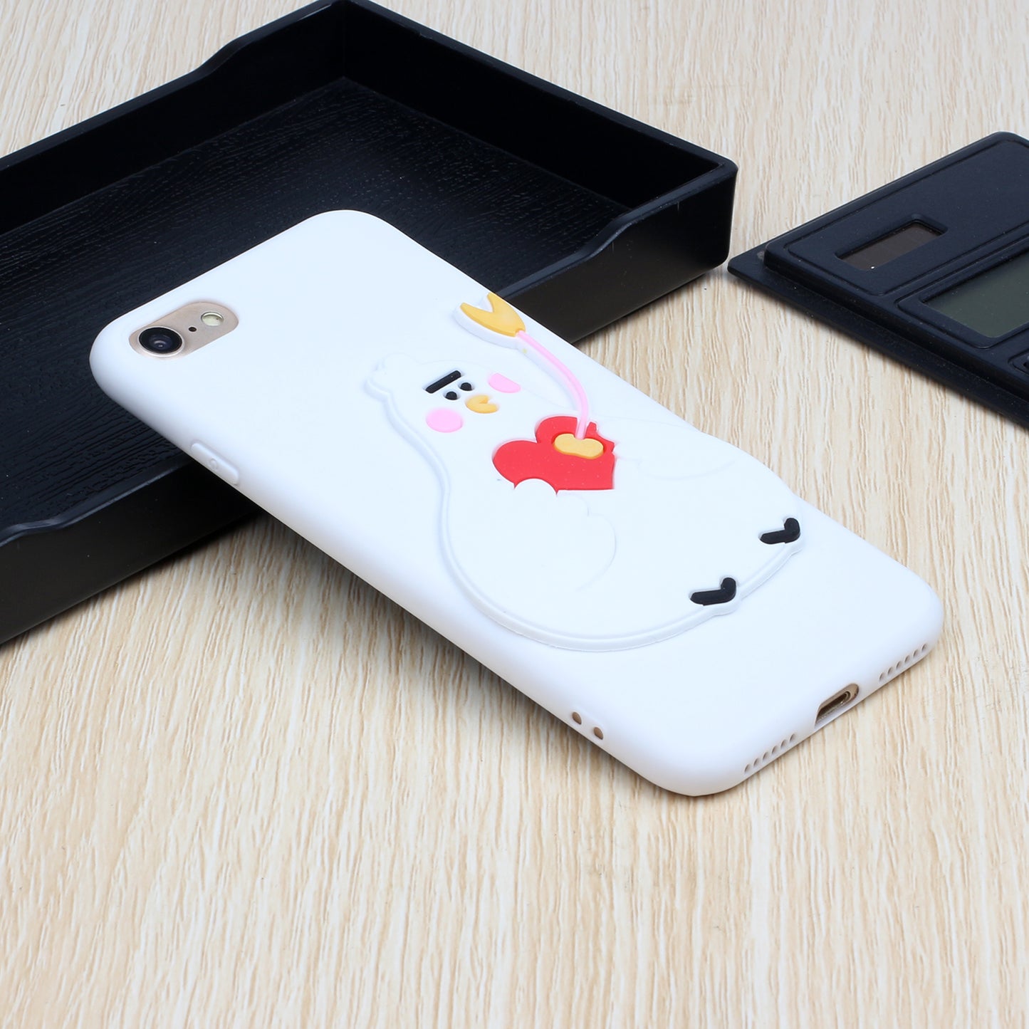Animal Doll Coated TPU Phone Case for iPhone 7/8/SE (2020)/SE (2022)
