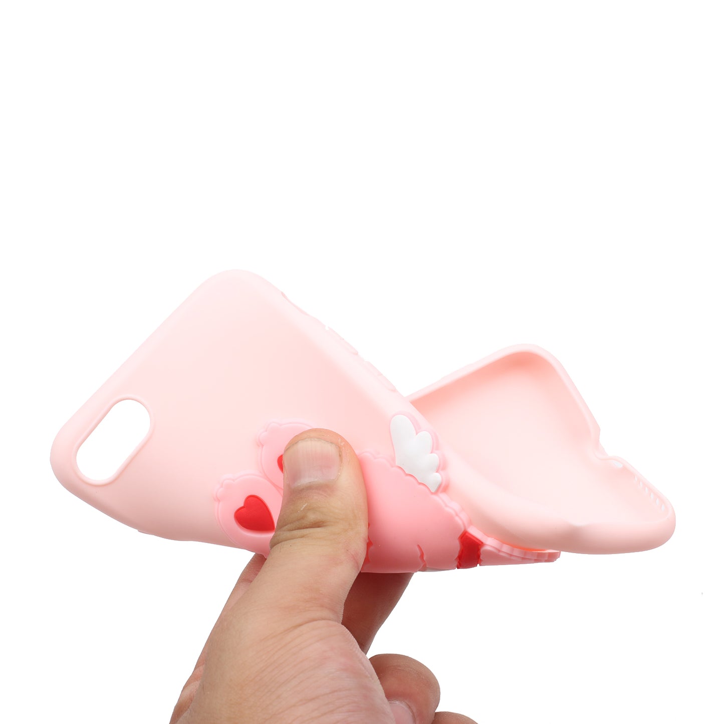 Animal Doll Coated TPU Phone Case for iPhone 7/8/SE (2020)/SE (2022)