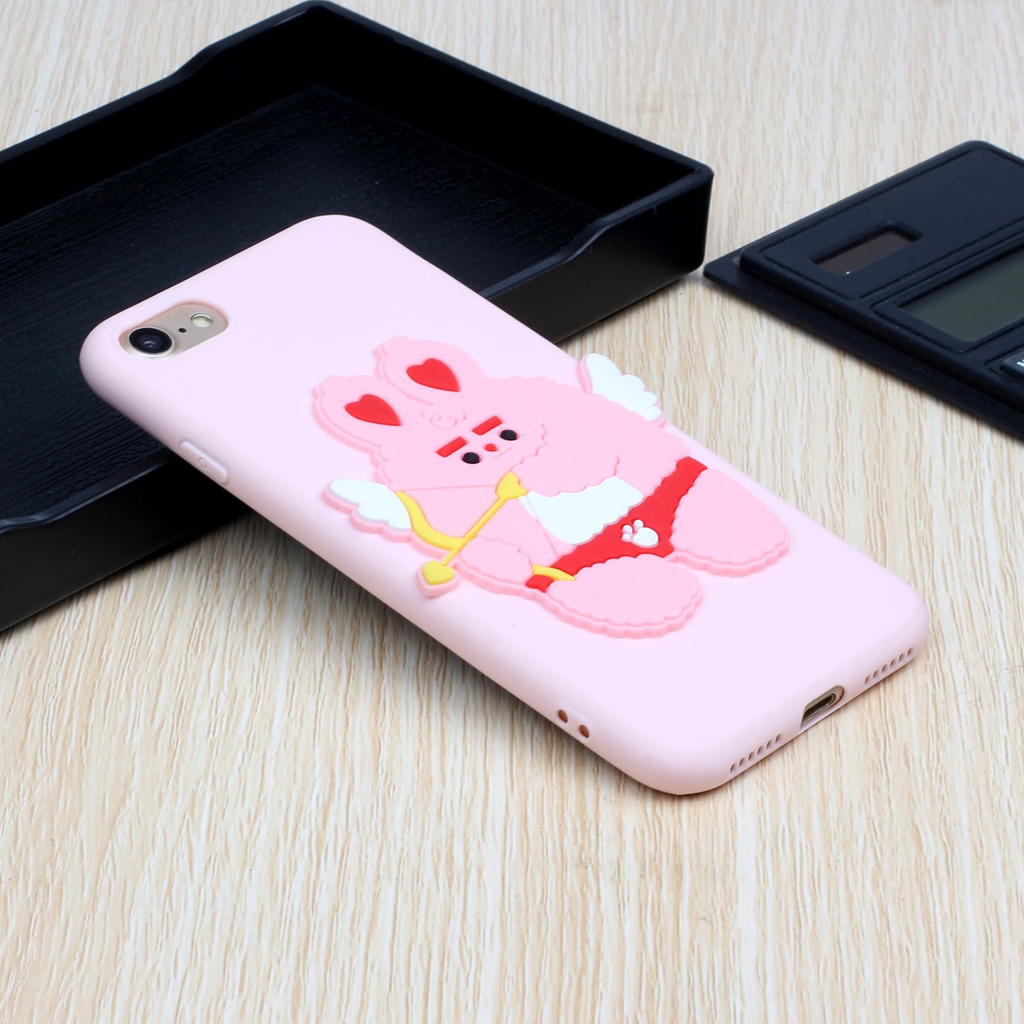 Animal Doll Coated TPU Phone Case for iPhone 7/8/SE (2020)/SE (2022)