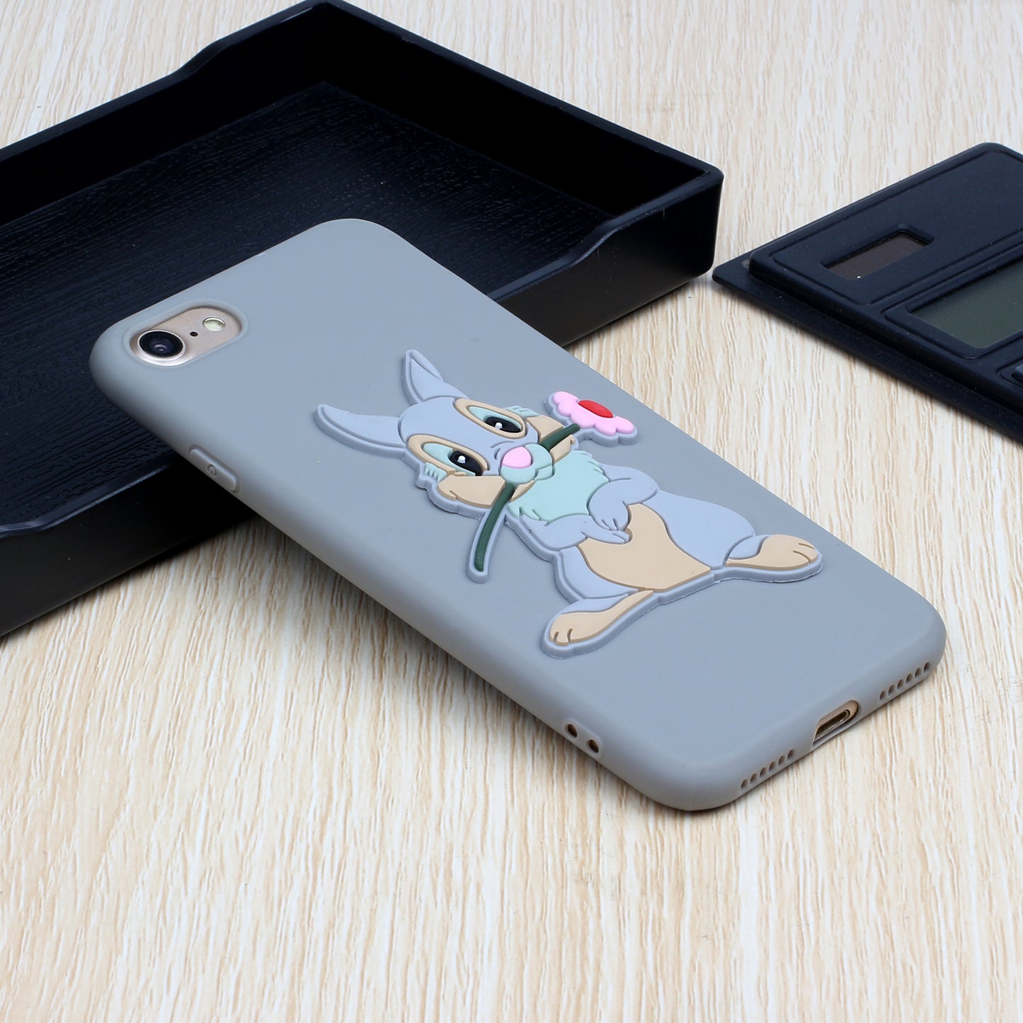 Animal Doll Coated TPU Phone Case for iPhone 7/8/SE (2020)/SE (2022)