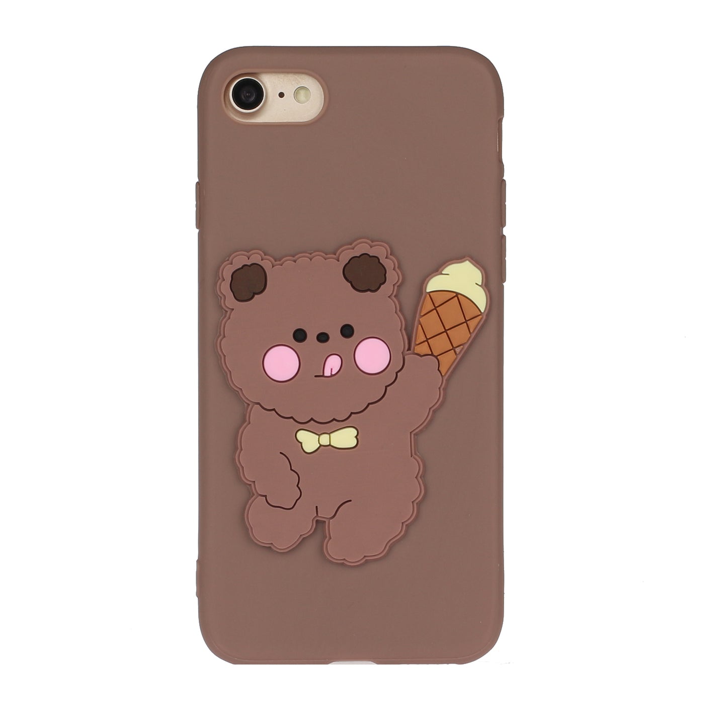 Animal Doll Coated TPU Phone Case for iPhone 7/8/SE (2020)/SE (2022)