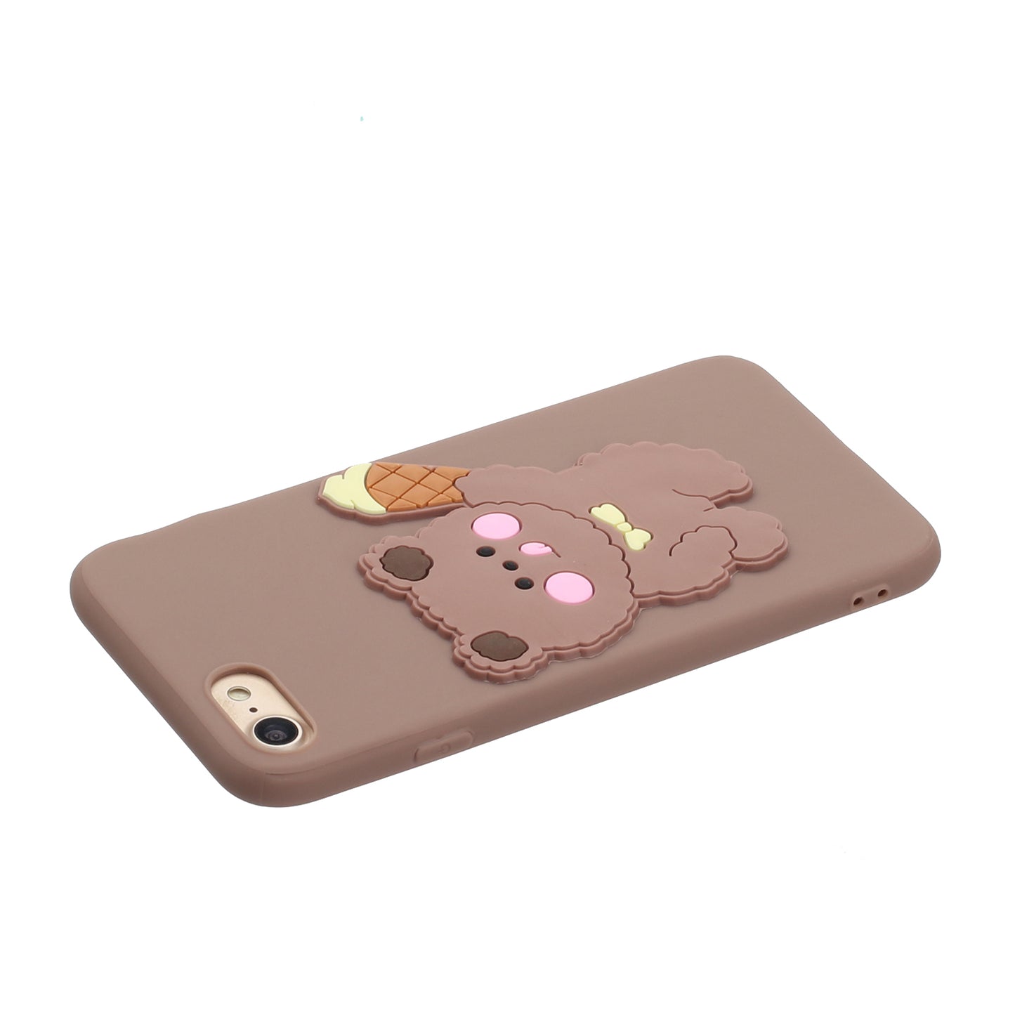 Animal Doll Coated TPU Phone Case for iPhone 7/8/SE (2020)/SE (2022)