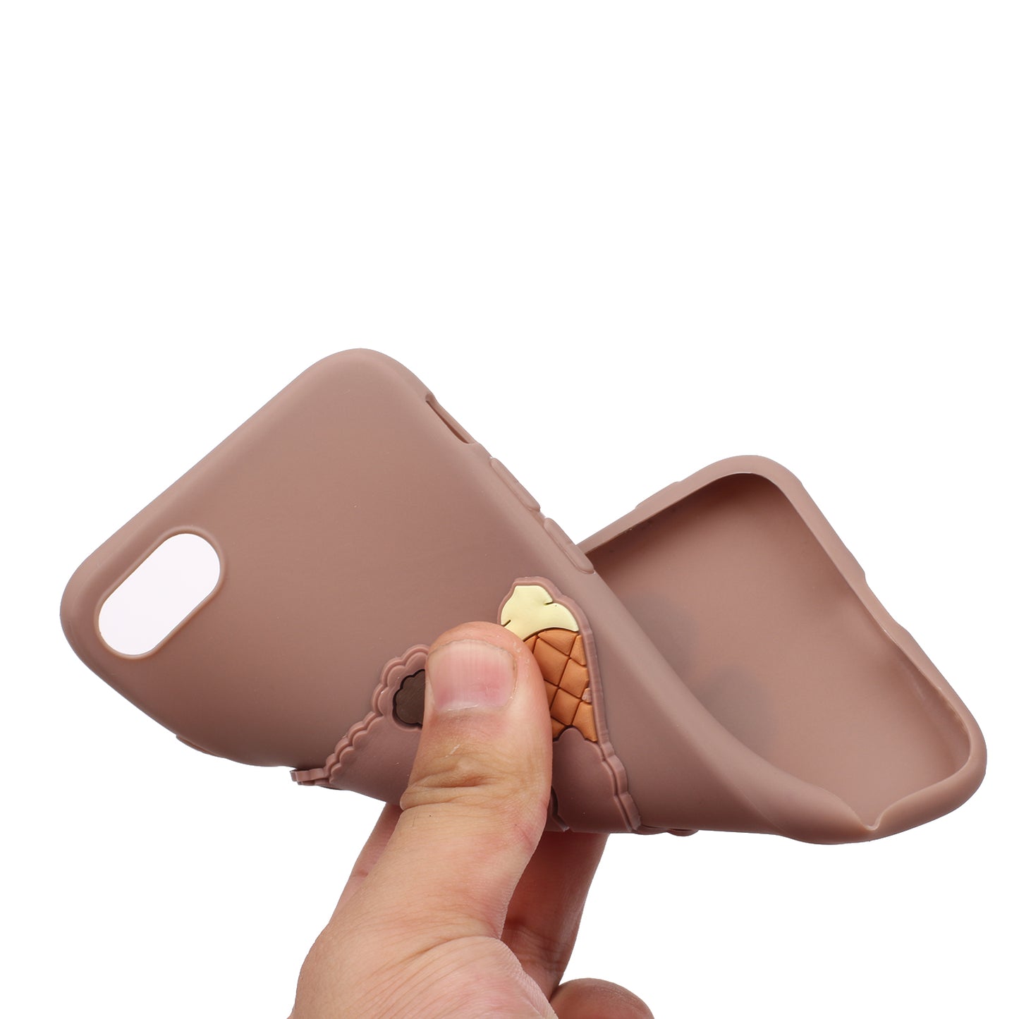 Animal Doll Coated TPU Phone Case for iPhone 7/8/SE (2020)/SE (2022)