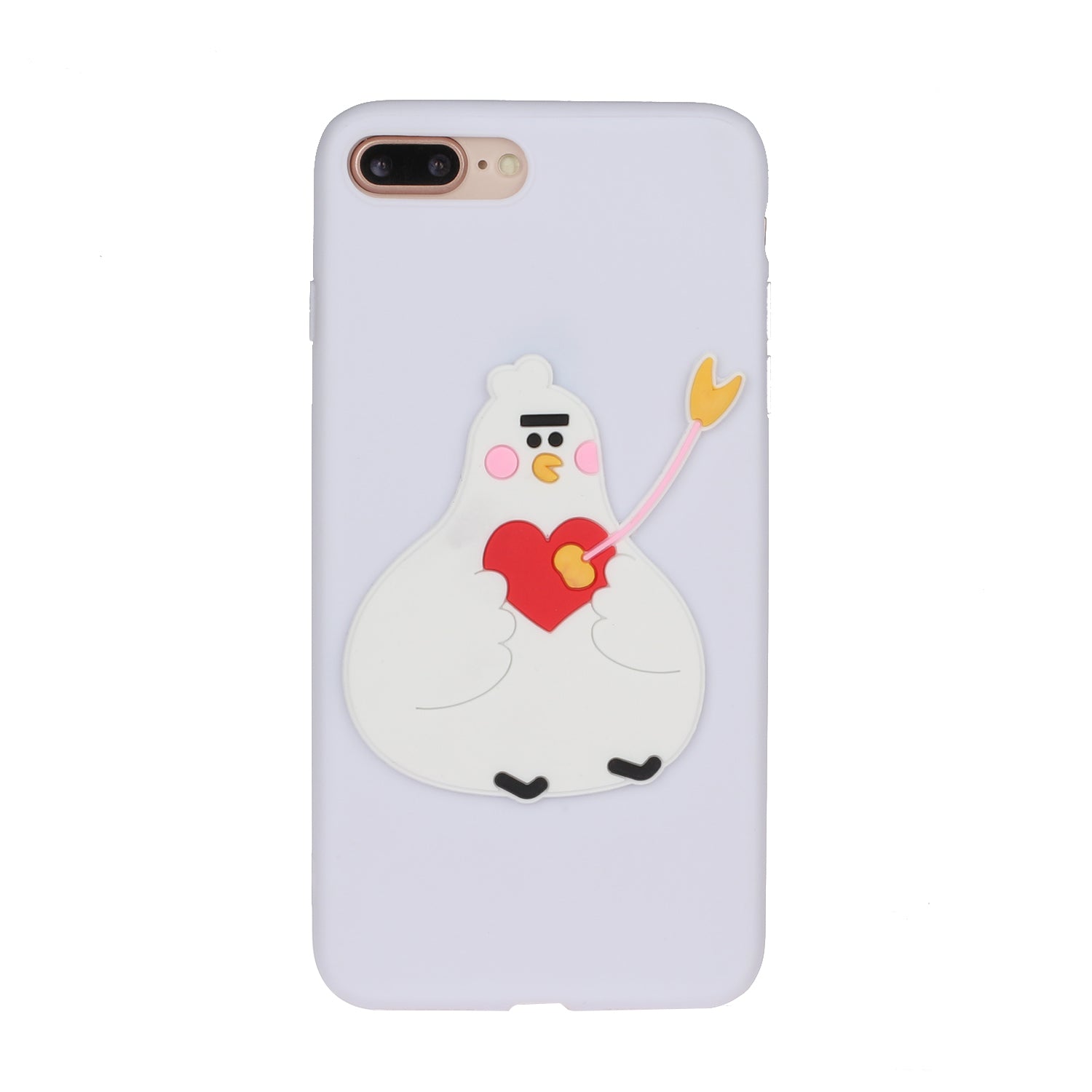 Animal Logo Decor TPU Phone Case Cover for Apple iPhone 7 Plus/8 Plus 5.5 inch