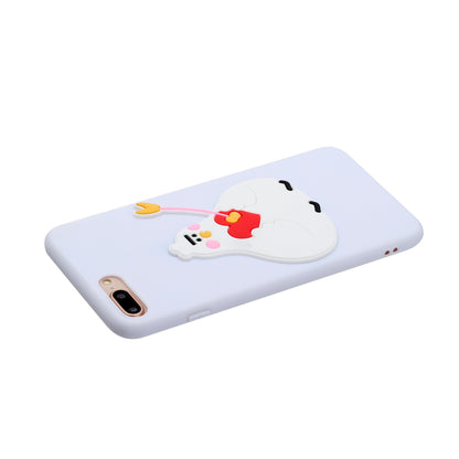 Animal Logo Decor TPU Phone Case Cover for Apple iPhone 7 Plus/8 Plus 5.5 inch