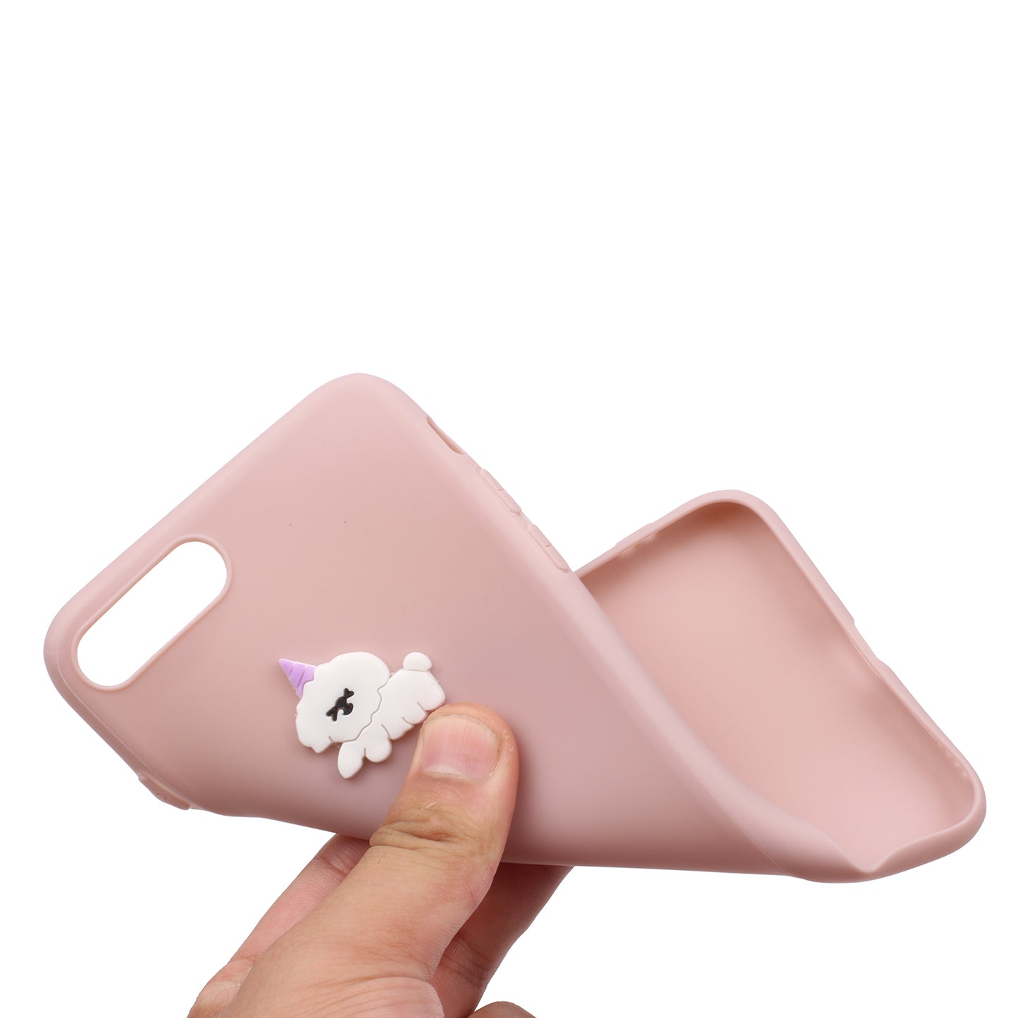 Animal Logo Decor TPU Phone Case Cover for Apple iPhone 7 Plus/8 Plus 5.5 inch