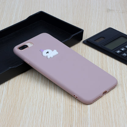 Animal Logo Decor TPU Phone Case Cover for Apple iPhone 7 Plus/8 Plus 5.5 inch