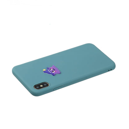 Animal Doll Coated TPU Phone Case for Apple iPhone XS/X 5.8 inch