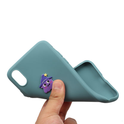 Animal Doll Coated TPU Phone Case for Apple iPhone XS/X 5.8 inch