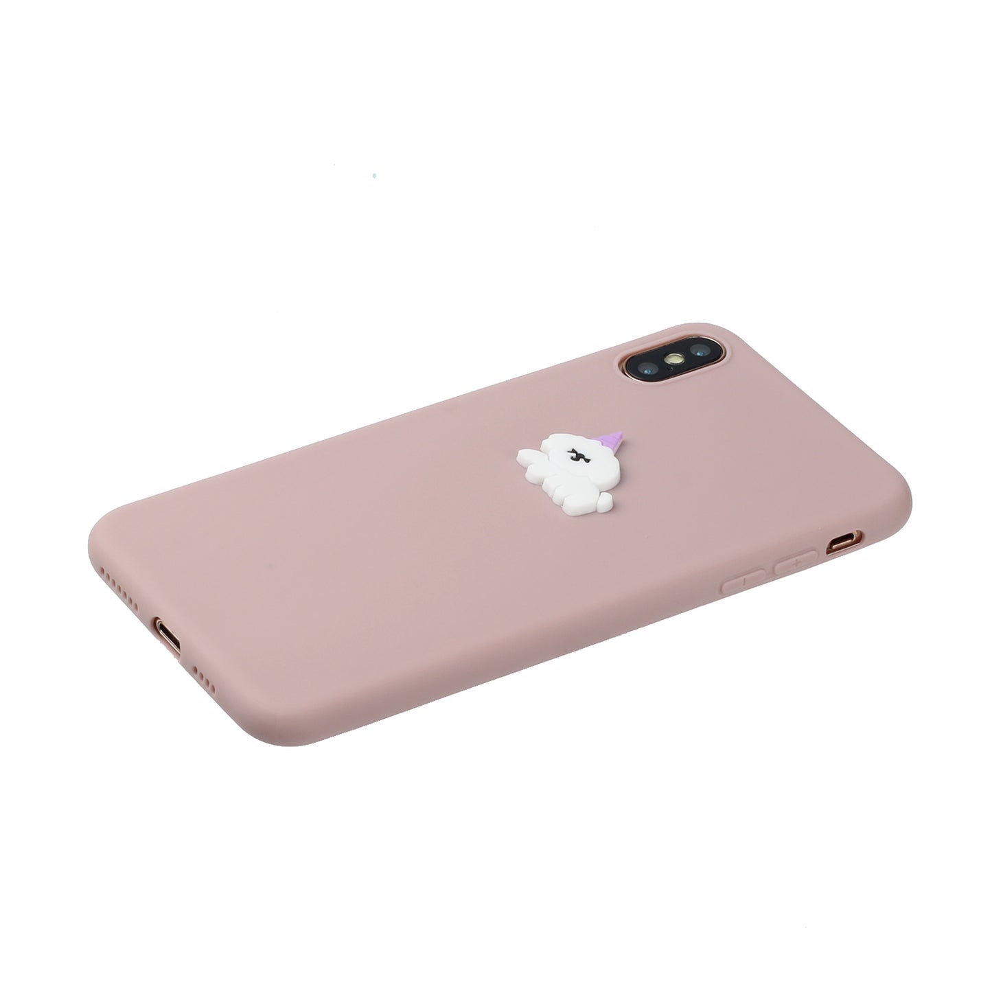 Animal Doll Coated TPU Phone Case for Apple iPhone XS/X 5.8 inch