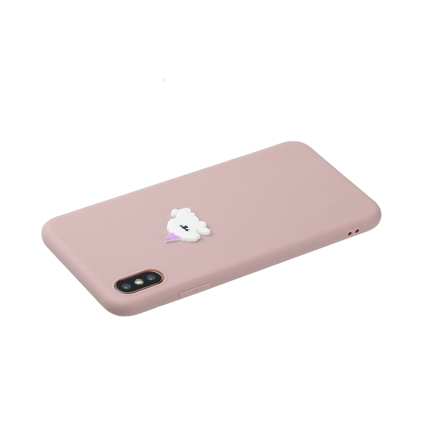 Animal Doll Coated TPU Phone Case for Apple iPhone XS/X 5.8 inch