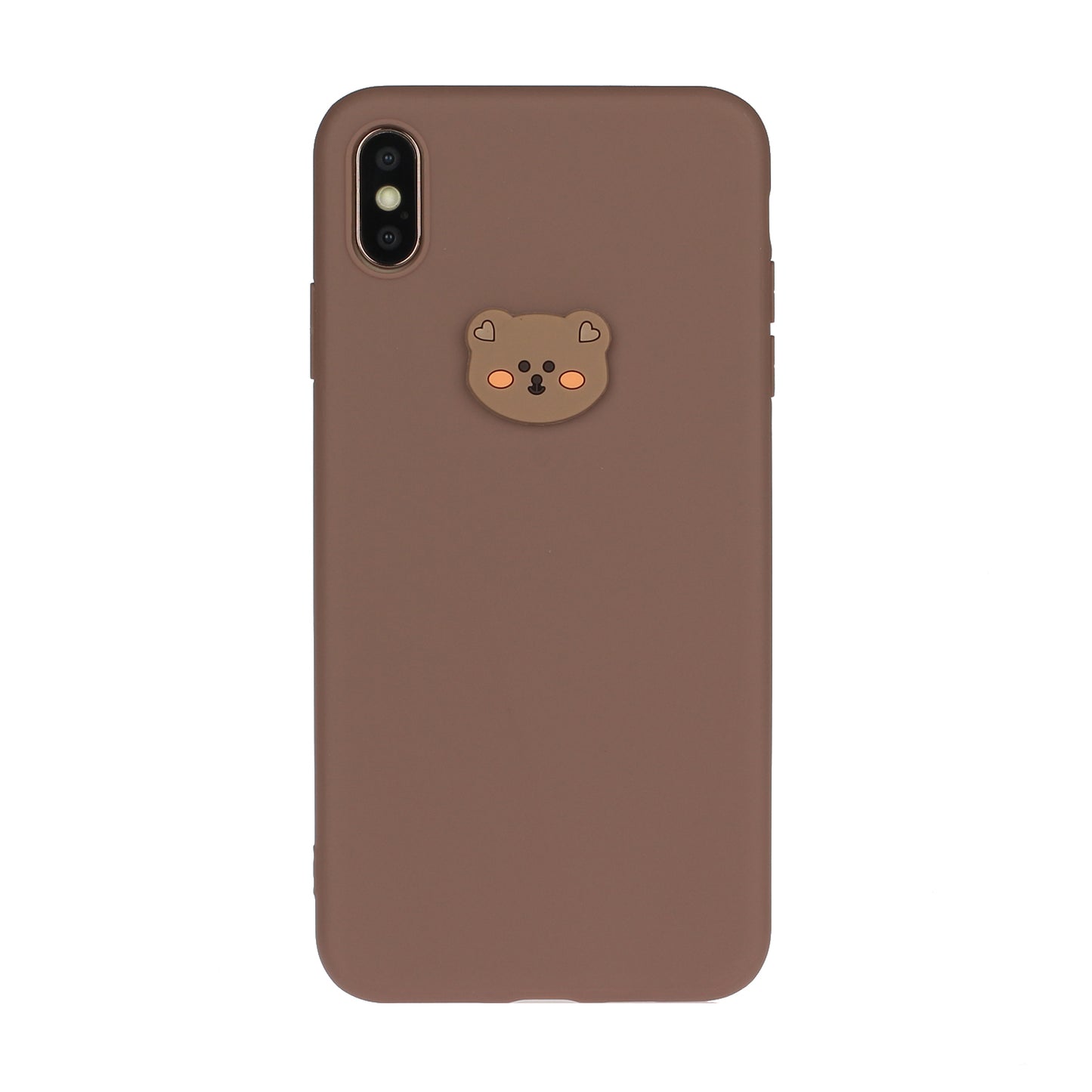 Animal Doll Coated TPU Phone Case for Apple iPhone XS/X 5.8 inch