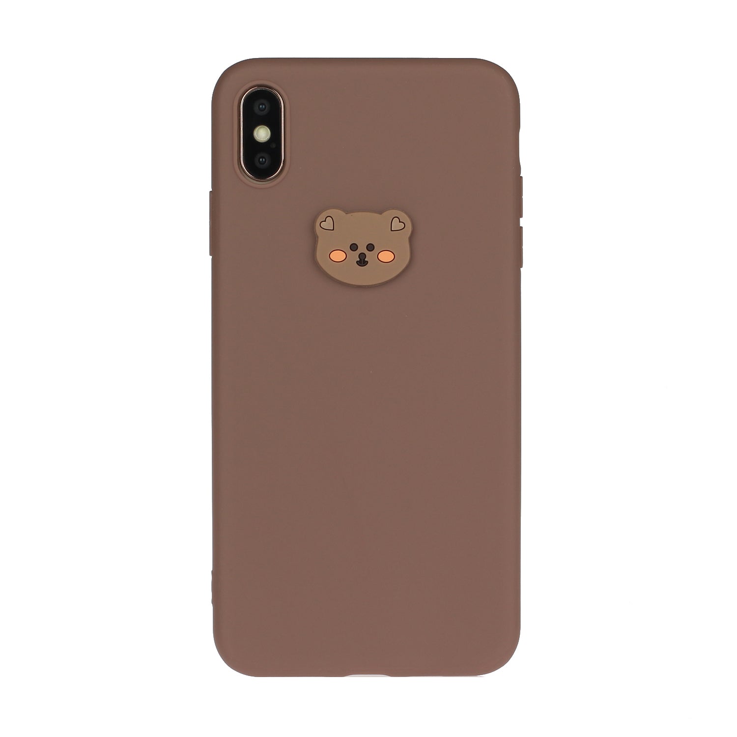 Animal Doll Coated TPU Phone Case for Apple iPhone XS/X 5.8 inch