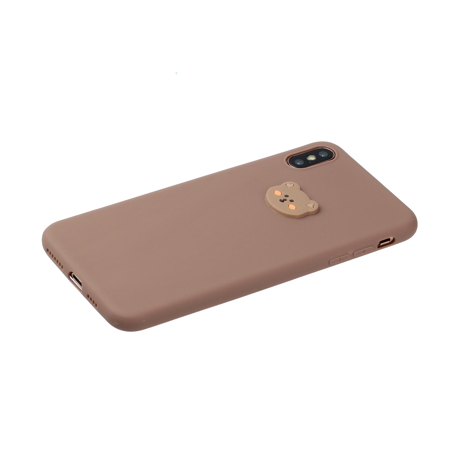 Animal Doll Coated TPU Phone Case for Apple iPhone XS/X 5.8 inch