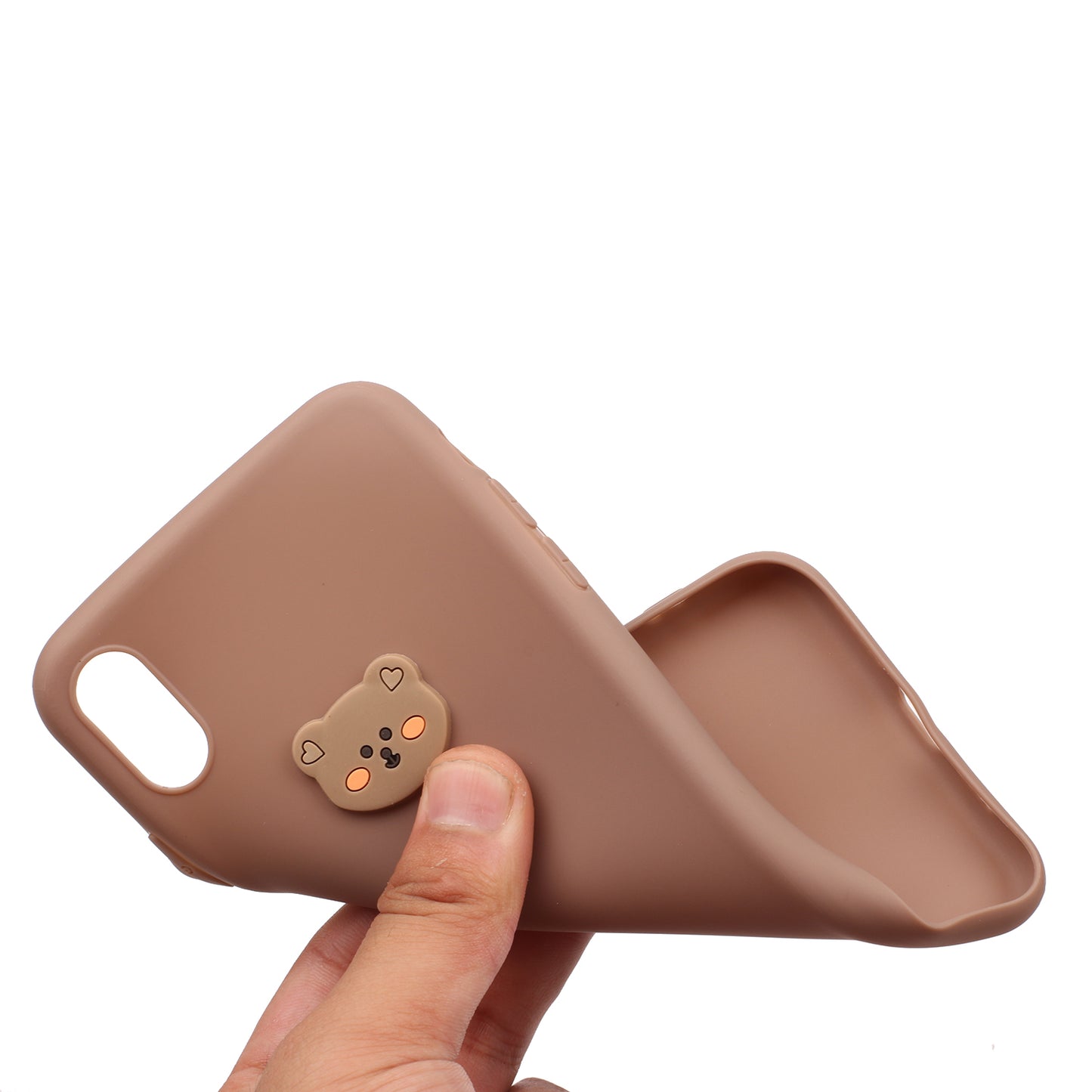 Animal Doll Coated TPU Phone Case for Apple iPhone XS/X 5.8 inch
