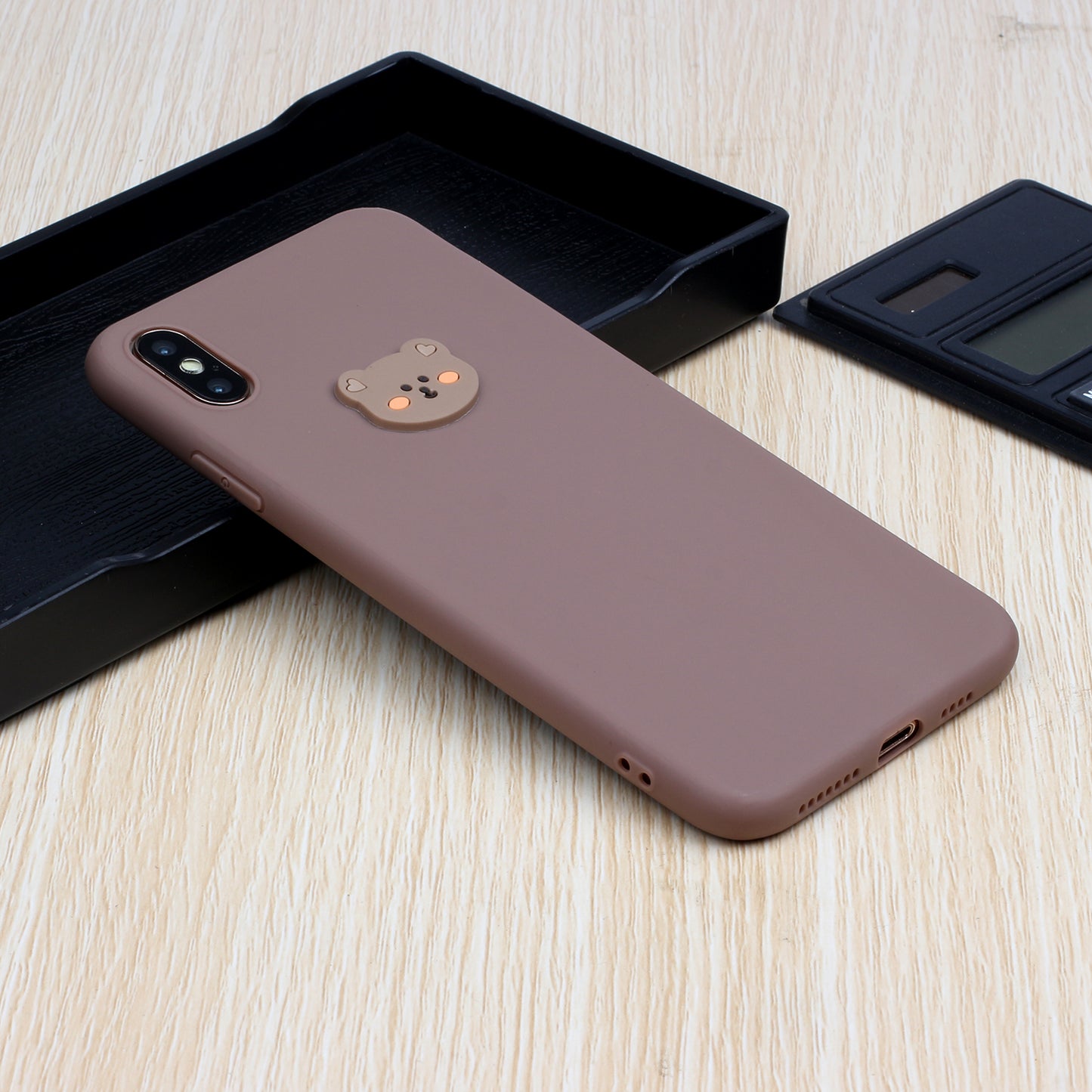 Animal Doll Coated TPU Phone Case for Apple iPhone XS/X 5.8 inch