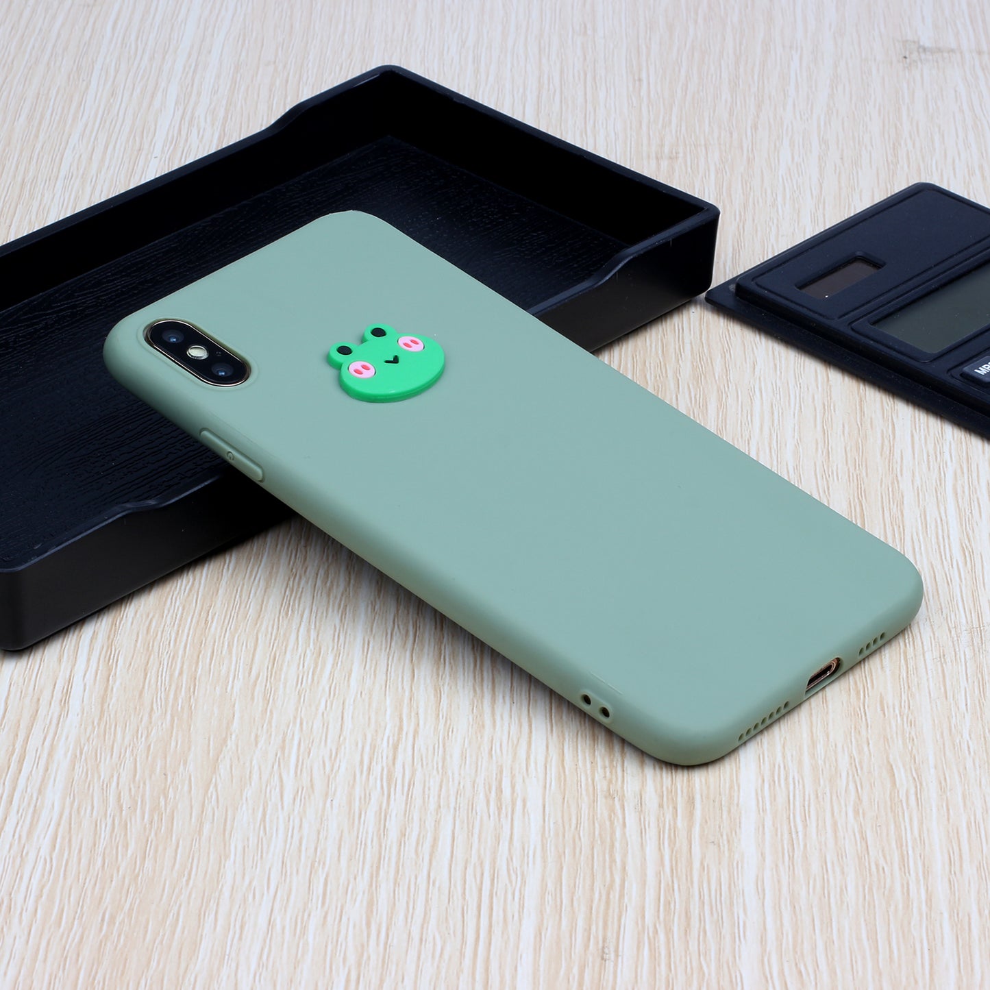 Animal Doll Coated TPU Phone Case for Apple iPhone XS/X 5.8 inch