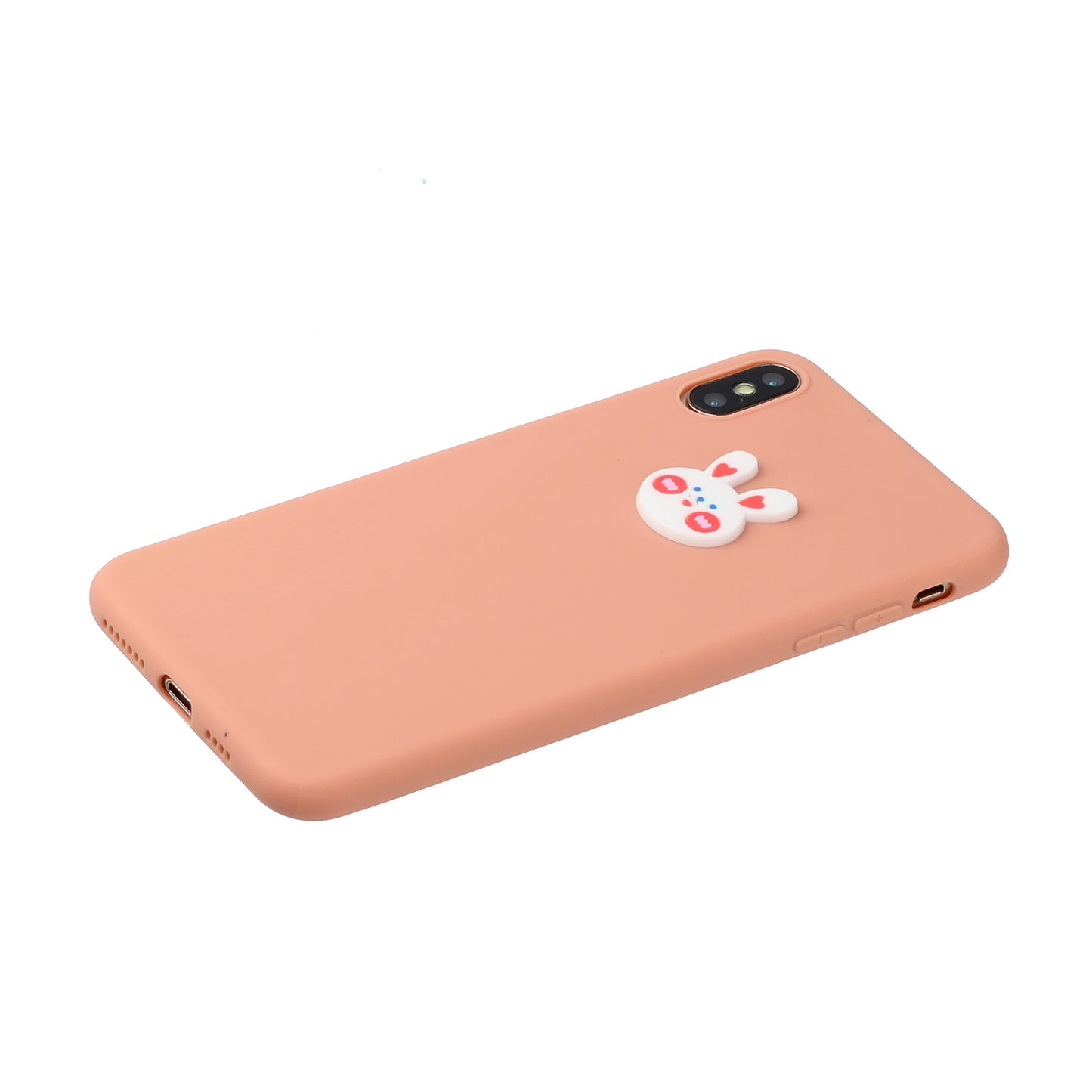 Animal Doll Coated TPU Phone Case for Apple iPhone XS/X 5.8 inch