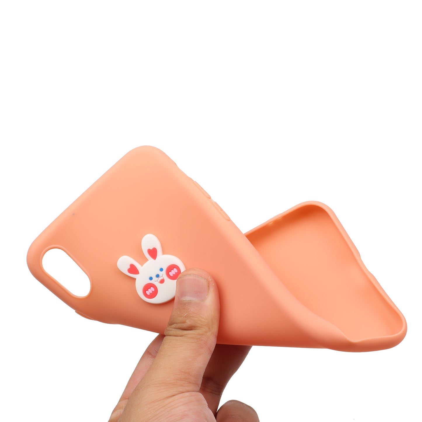 Animal Doll Coated TPU Phone Case for Apple iPhone XS/X 5.8 inch