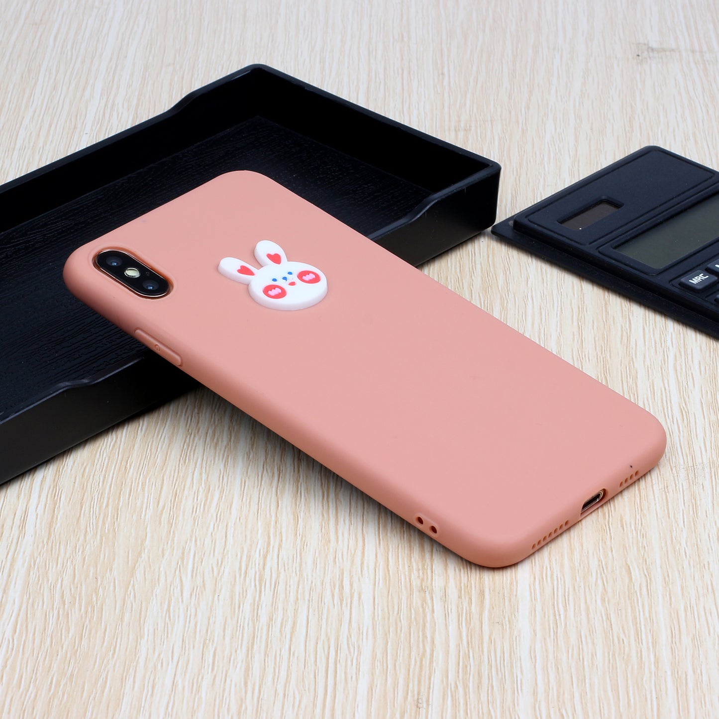 Animal Doll Coated TPU Phone Case for Apple iPhone XS/X 5.8 inch