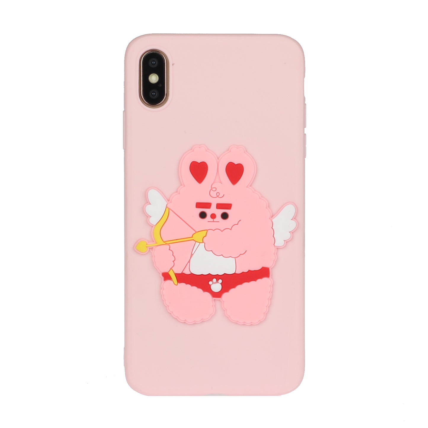 Animal Doll Coated TPU Phone Case for Apple iPhone XS/X 5.8 inch