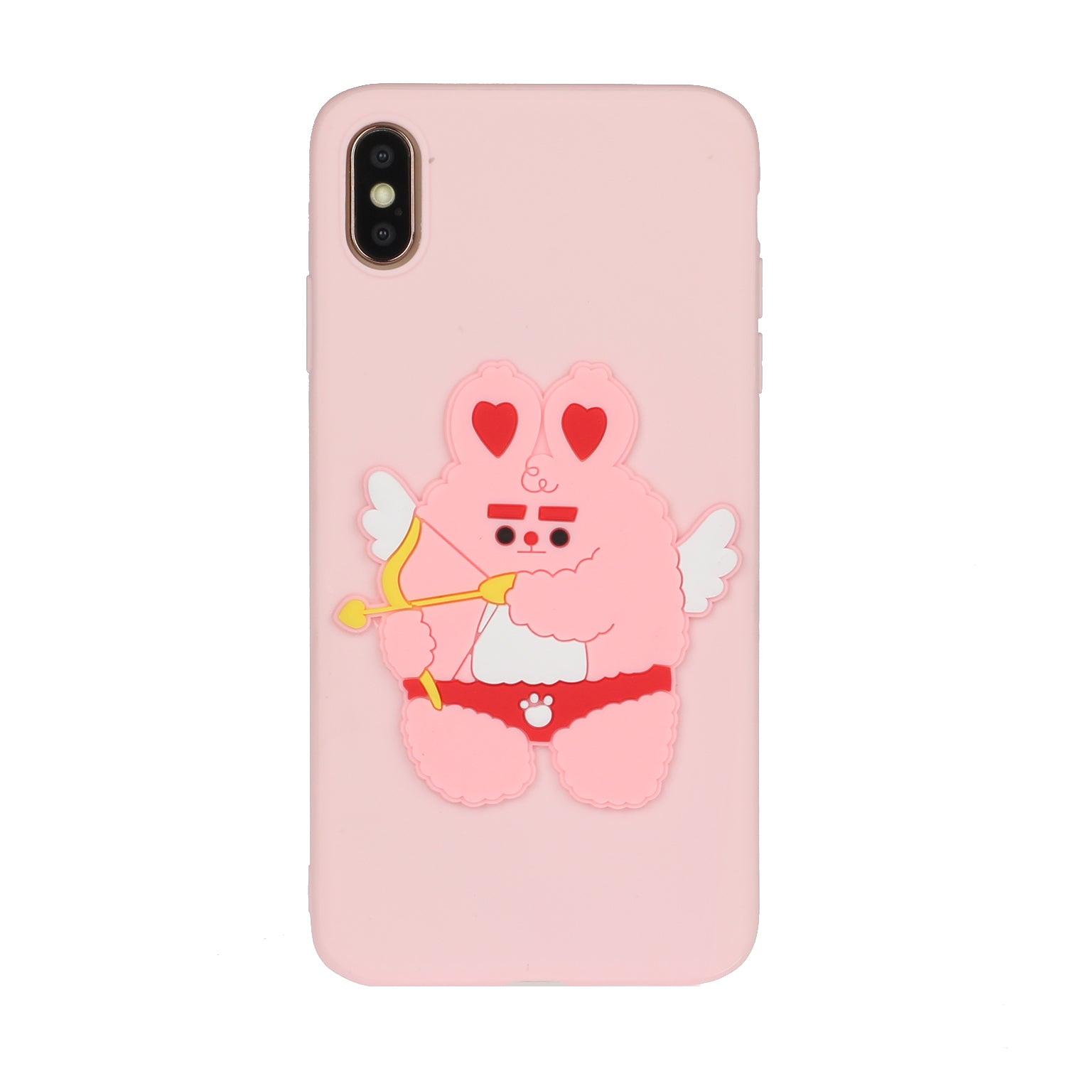 Animal Doll Coated TPU Phone Case for Apple iPhone XS/X 5.8 inch