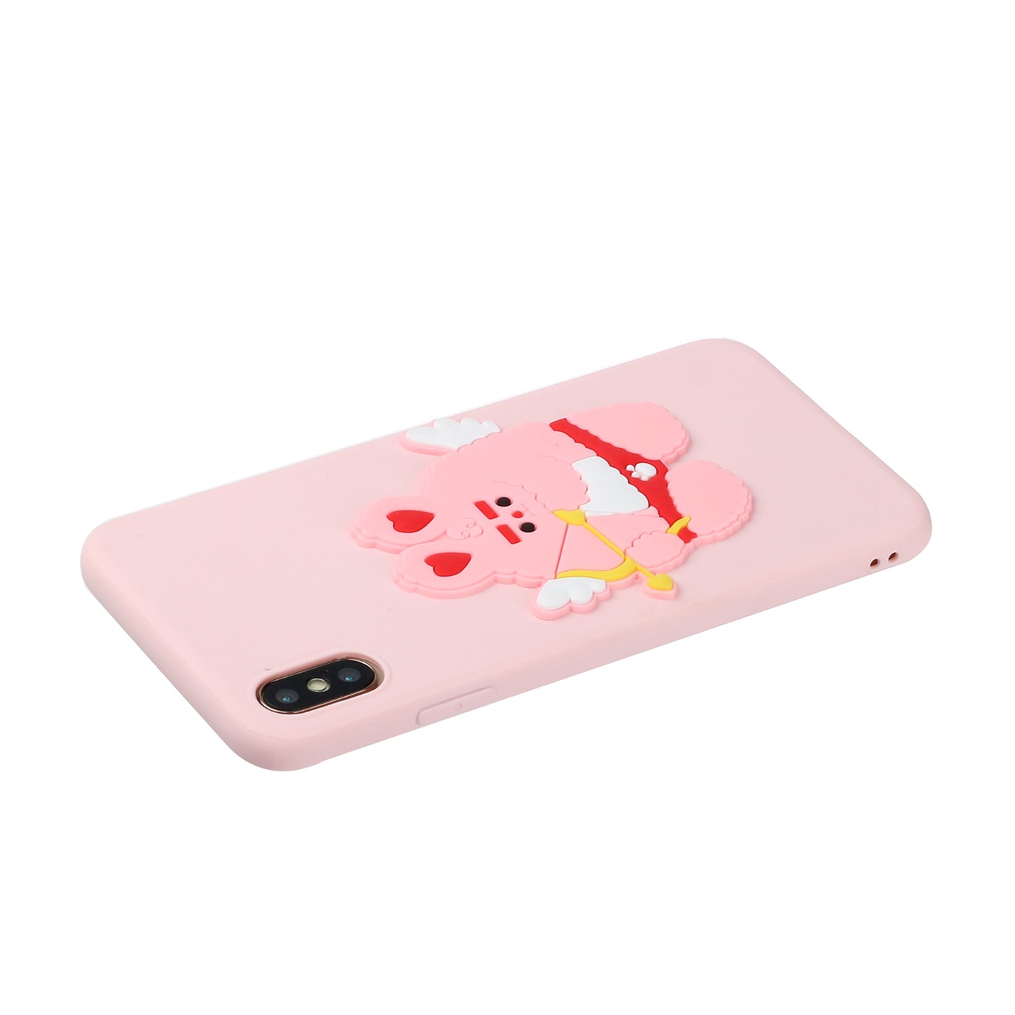 Animal Doll Coated TPU Phone Case for Apple iPhone XS/X 5.8 inch