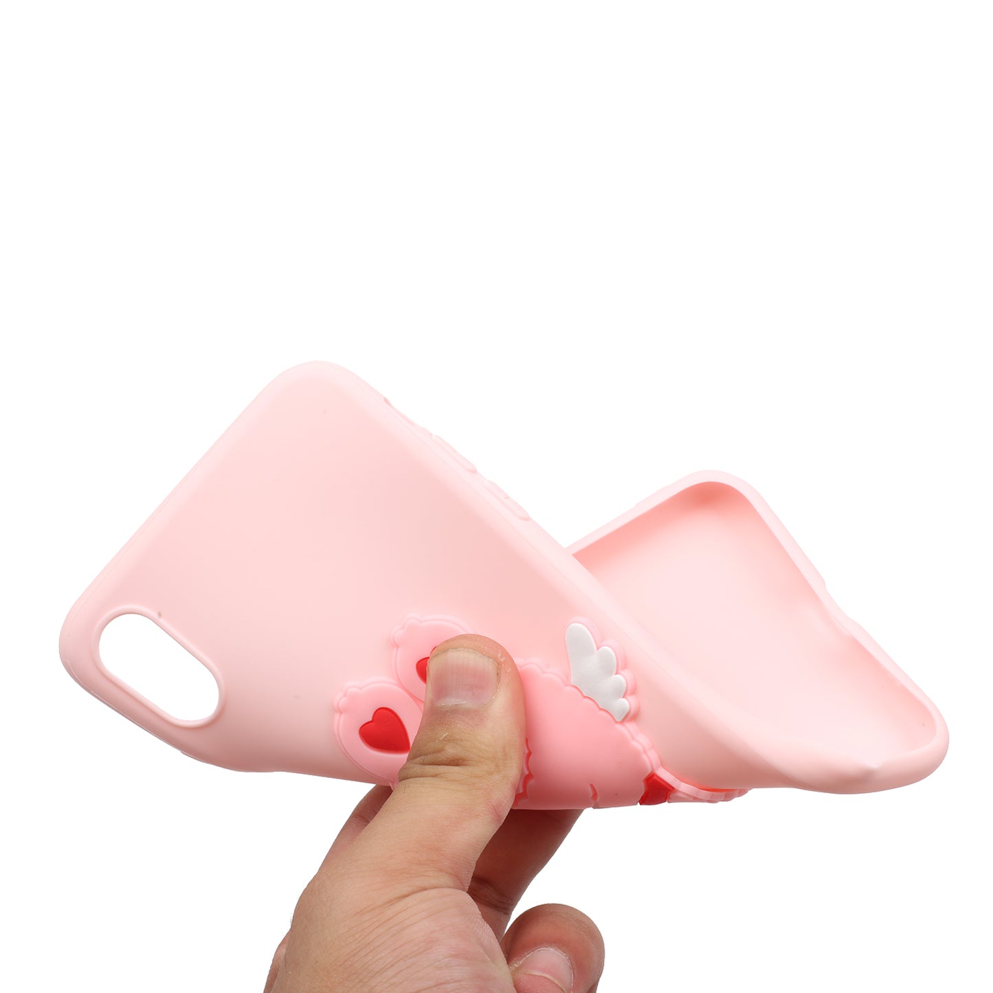 Animal Doll Coated TPU Phone Case for Apple iPhone XS/X 5.8 inch