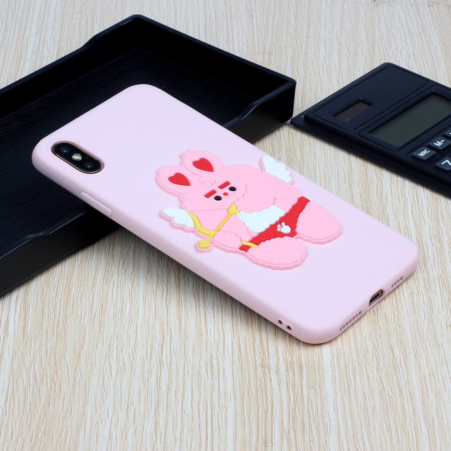 Animal Doll Coated TPU Phone Case for Apple iPhone XS/X 5.8 inch