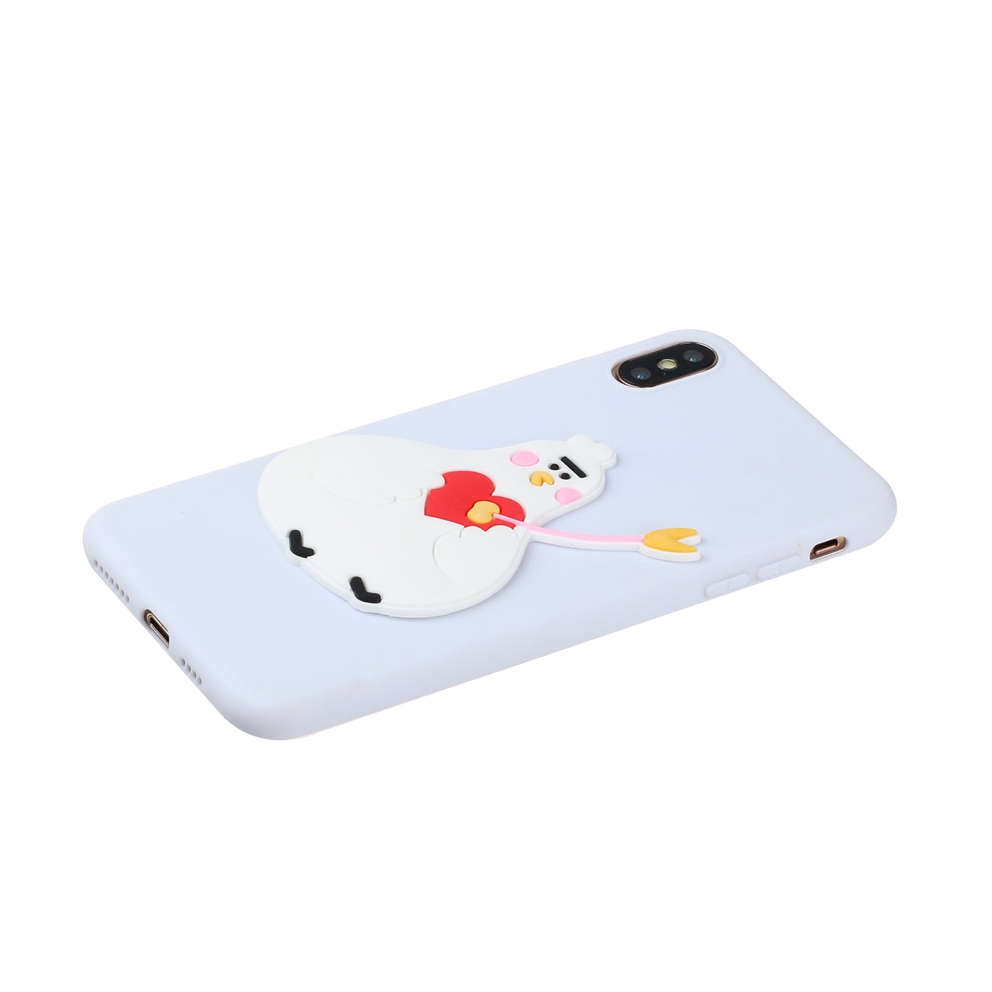 Animal Doll Coated TPU Phone Case for Apple iPhone XS/X 5.8 inch