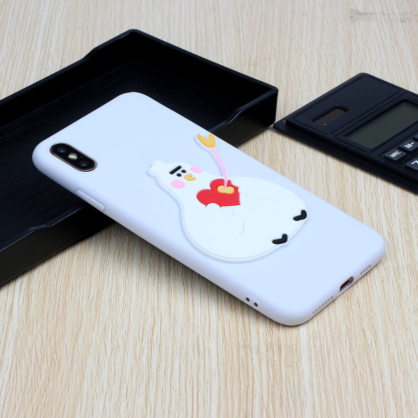 Animal Doll Coated TPU Phone Case for Apple iPhone XS/X 5.8 inch