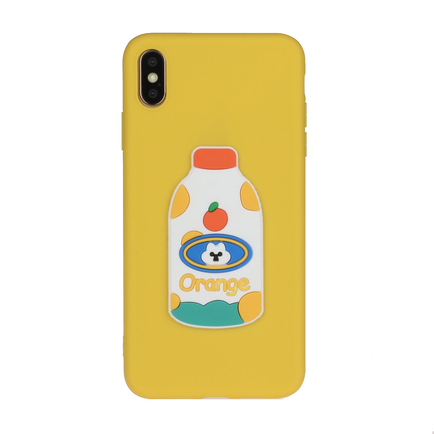 Animal Doll Coated TPU Phone Case for Apple iPhone XS/X 5.8 inch