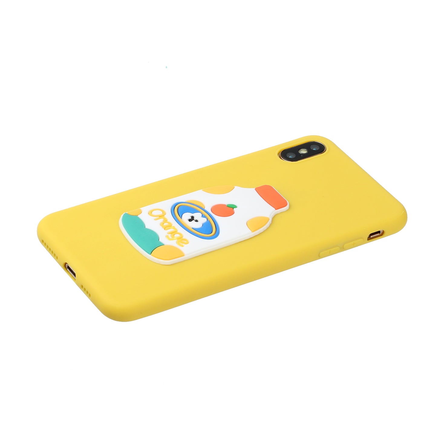 Animal Doll Coated TPU Phone Case for Apple iPhone XS/X 5.8 inch