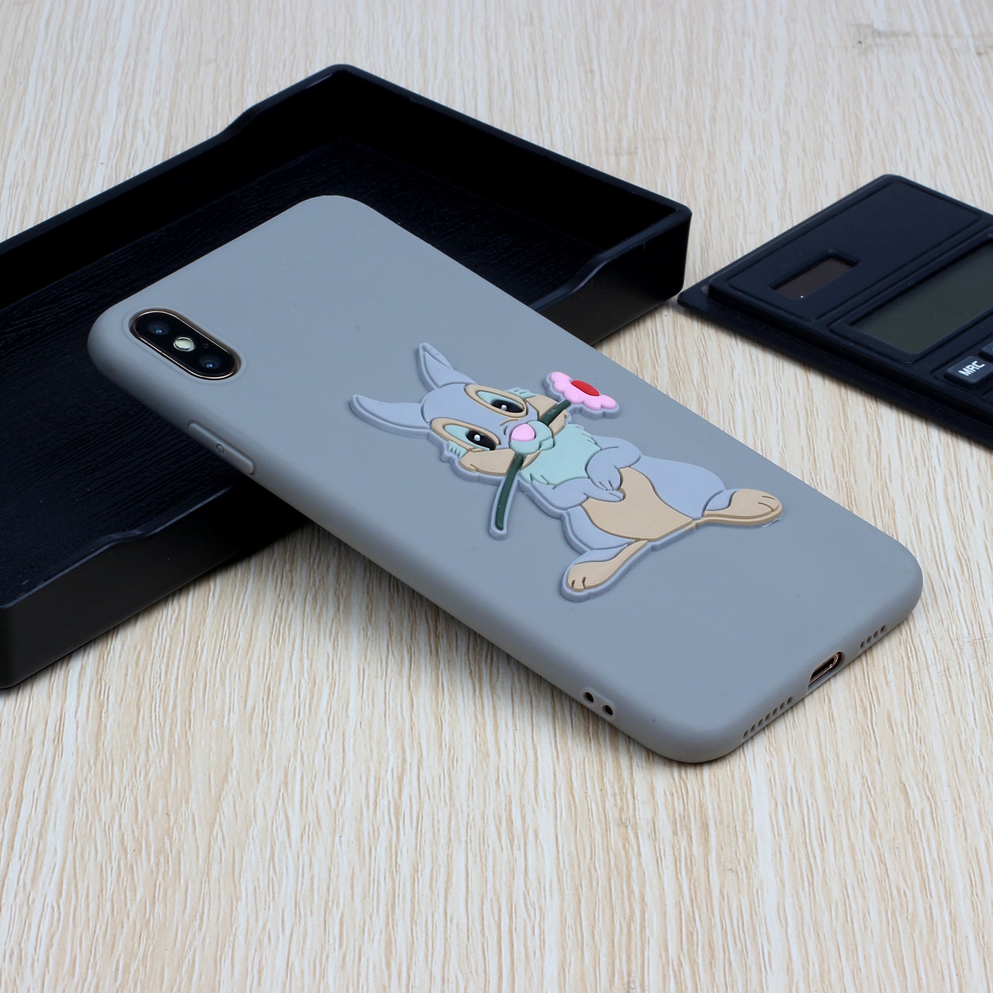 Animal Doll Coated TPU Phone Case for Apple iPhone XS/X 5.8 inch