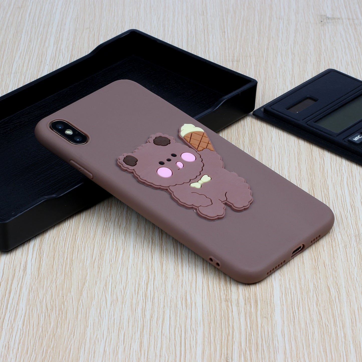 Animal Doll Coated TPU Phone Case for Apple iPhone XS/X 5.8 inch