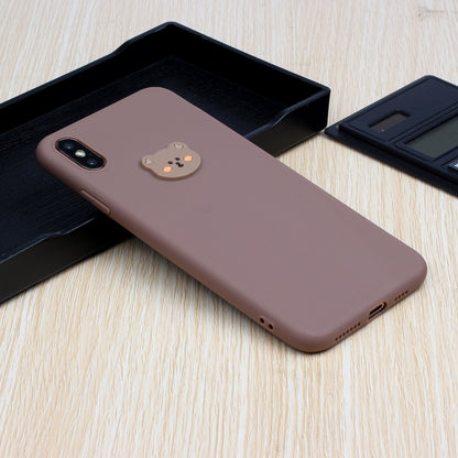 Animal Logo Decor TPU Stylish Cover for iPhone XS Max 6.5 inch