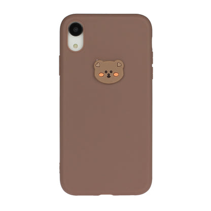 Animal Logo Decor TPU Phone Case Cover for Apple iPhone XR 6.1 inch