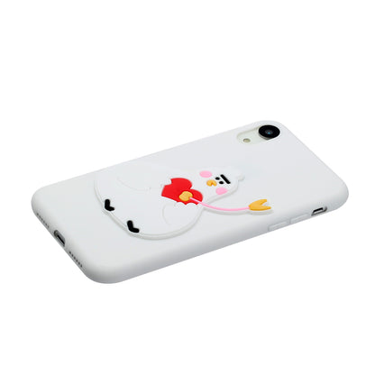 Animal Logo Decor TPU Phone Case Cover for Apple iPhone XR 6.1 inch