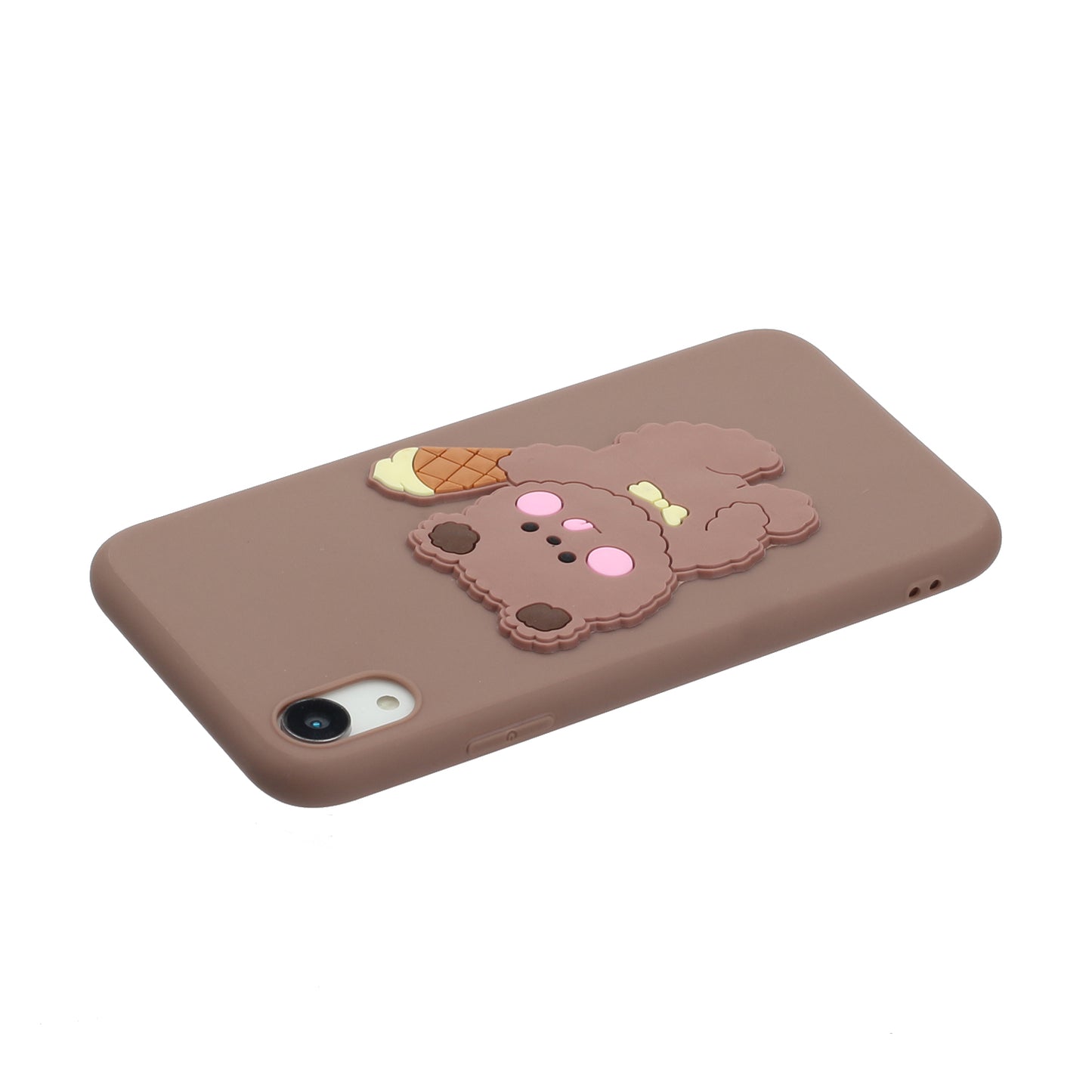 Animal Logo Decor TPU Phone Case Cover for Apple iPhone XR 6.1 inch