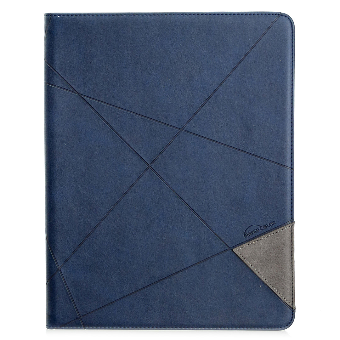 Geometric Pattern Cool Design Wake/Sleep Leather Case for iPad Pro 12.9-inch (2020)/(2018)