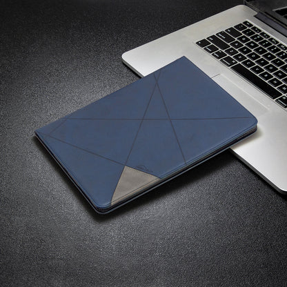 Geometric Pattern Cool Design Wake/Sleep Leather Case for iPad Pro 12.9-inch (2020)/(2018)
